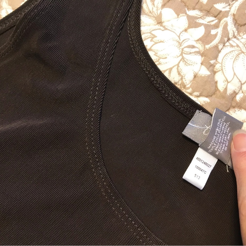 Elegant Black Women's Tank Top - Picture 5 of 5